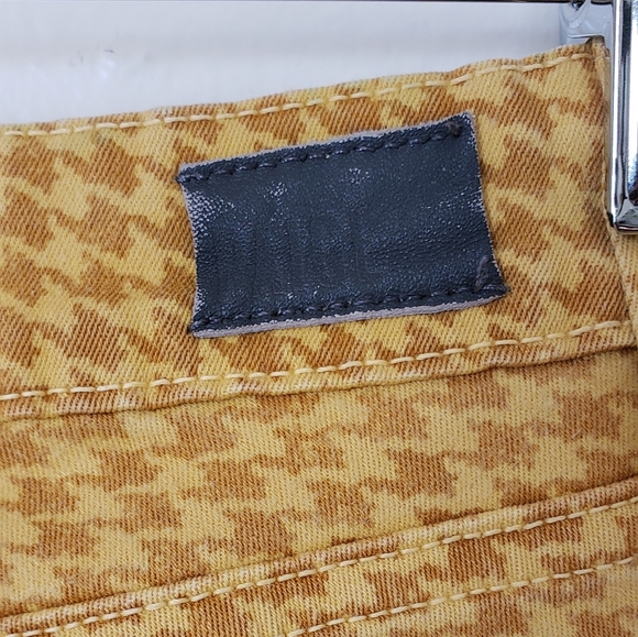 Paige Mustard Herringbone Pants - Picture 6 of 6